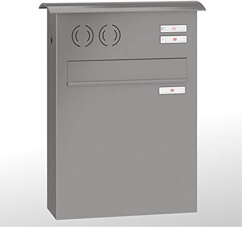 RENZ/Convex/Zaun-Briefkasten mit Sprechfeld/RAL-Farbe/Volumen 25 L