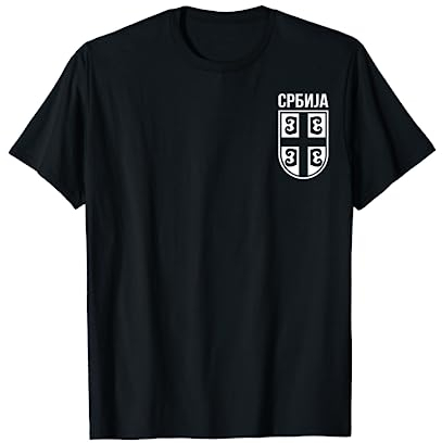 Serbien Serbische Serbe Srbija Wappen T-Shirt