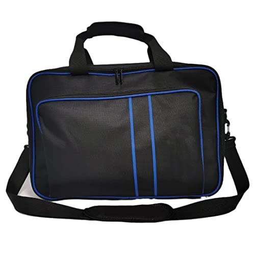 Bolsa de Almacenamiento Compatible con PS5, Estuche de Transporte y Viaje para Playstation 5/Edición Digital, Funda de Nylon, Mochila para Consola y Accesorios (Azul)