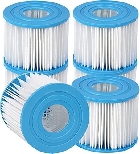 FILTREN Lot de 6 cartouches de filtre de piscine de type H