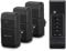 Sonero Funksteckdosen Set: 3X Funksteckdose und 1x Funkfernbedienung, 1100 Watt, max. 30m Reichweite, Outdoor, IP 44, schwarz, S-RCS303