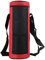 SHAPOKY Botella de agua enfriador bolsa de asas universal botella de agua bolsa de capacidad aislado enfriador bolsa al libre camping senderismo, rojo