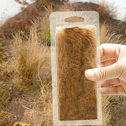 Simulationsgras Miniatur Statisches Gras Modell Gras Tufts Eisenbahn Kunstrasen für Zug Landschaft Eisenbahn Landschaft Eisenbahn Landschaft Sand Militär Layout Modell