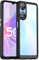SEAHAI Transparente Coque pour Oppo A78 5G / Oppo A58 5G / Oppo A58X, Antichoc Souple Silicone TPU Bumper + Dos en PC Rigide Housse, Ultra Mince Élégant Étui Case Cover, Noir