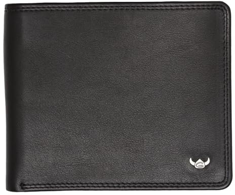 Golden Head Polo RFID Protect Billfold Coin Wallet Black
