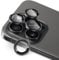 SPARIN 4 Stück für iPhone 15 Pro/iPhone 15 Pro Max Kameraschutz, 9H Härte Panzer Schutz Glas, Ultra-Klar Kamera Schutzfolie, Anti-Kratzer, Titan Schwarz