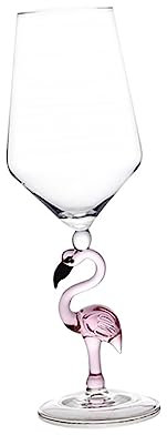 Zerodeko 1 Verre À Vin Fantaisie En Forme De Flamant Rose Pour Décoration De Maison Bar Mariage