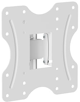 conecto Soporte de Pared para TV, Soporte Universal inclinable y Giratorio, VESA máx. 200x200 mm, para Monitor de TV Plano y Curvo de 23-42 Pulgadas de hasta 30 kg, Blanco