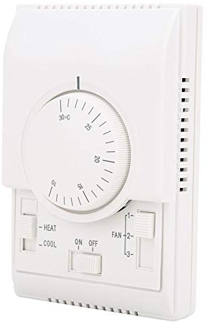 10-30℃ Controllers Digital Range Conditioner End Mechanical Temperature Controller Air Conditioner Thermostat Ac220V Surface Mounted