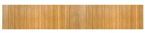 vidaXL Teppich Rechteckig Natur 70x400 cm Bambus
