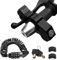 2pcs Motorcycle Lock & Helmet Lock, Anti Theft Handlebar & Front Brake Lock for Dirt Bike, Moped, Scooter & ATV Accessories