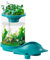 Desktop Betta Aquarium, durchscheinend, leise, selbsttragende Aquarien, Aquaponisches Ökosystem, leises Aquarium für Zuhause, Desktop-Ornamente für Aquarium, Arbeitsplatz, Wohnung