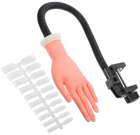 Didiseaon 100pezzi Unghie Finte Con Strumenti Flessibili e Mobili Per Manicure Art Riproduzione Di Mano Finta Con Punte Per Unghie Finte Per Principianti e Artisti Di Bellezza