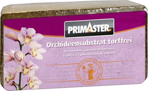 Primaster Orchideensubstrat torffrei Brikett für 5 Liter