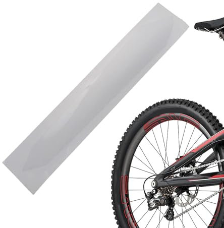 Kettenstrebenschutz – transparentes Kettenstrebenschutzband | Kettenstrebenschutz klar | Kettenstrebenschutz | Klarer Kettenstrebenschutz | Rahmenschutz für Fahrräder | Fahrradzubehör