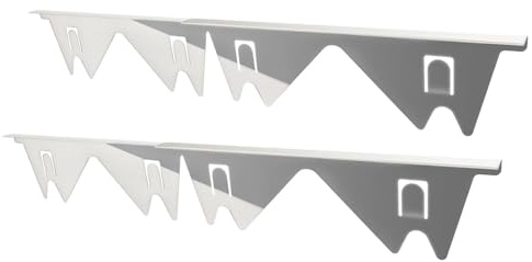 Cubierta de espacio para horno, 2 rejillas de rango de hendiduras, protector de rango de mesa de horno, longitud flexible de 13.8 a 27.5 pulgadas para cocina
