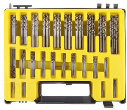 Kit De 150 Brocas Helicoidales Pequeñas De 0,4 Mm A 3,2 Mm For Abrir Cajas De Brocas Pequeñas, Juego De Brocas HSS For Carpintería, Plástico Y Aluminio. Herramientas para trabajar la madera(150PC Dril