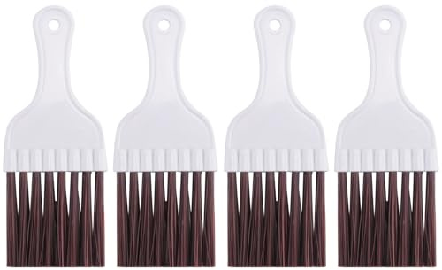 Sirxlevcy 4 Packs Air Conditioner Condenser Fin Cleaning Brush Refrigerator Coil Cleaning Whisk Brush Small Plastic Whisk Brush