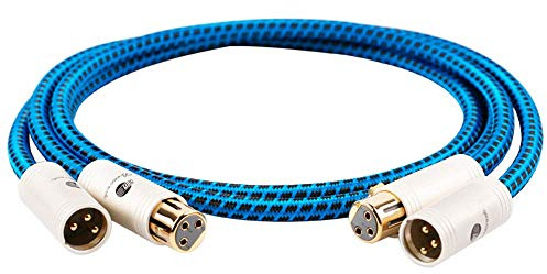 BOAACOUSTIC JIB audiophile XLR Kabel 1m High end XLR Audio Kabel hifi Mikrofonkabel OCC XLR Stecker auf Buchse 3 PIN 1m