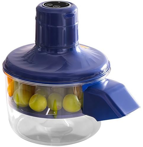 Garlic Peeler Machine,Automatic Vegetable Peeler,Electric Grape Peeling Machine, for Cherry, Tomatoes, Grapes (1 PCS)