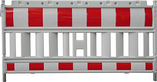 TL-Schrankenzaun EURO Typ 1 aus UV-beständigem Kunststoff Maße (L x H): 160,0 x 100,0 cm Gewicht: 10,0 kg