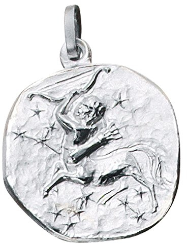 Jobo Anhänger Sternzeichen Schütze 925 Sterling Silber matt Sternzeichenanhänger