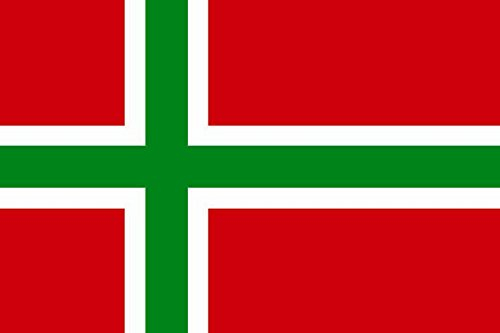 U24 Fahne Flagge Bornholm 90 x 150 cm