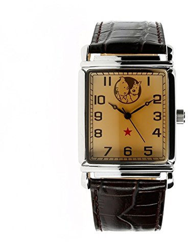 Moulinsart Leather Watch Tintin and Snowy 82409 (2012)