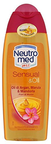 Neutromed Sensual & Oil - Gel de ducha, aceites de argán, marula y almendra, 250 ml