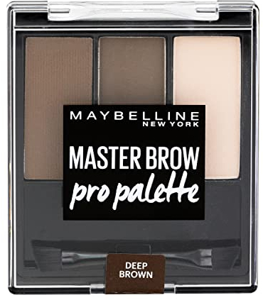Maybelline New York, Master Brow Pro Palette, 4 Deep Brown