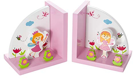 Mousehouse Gifts - Baby Fee Kinder Buchstützen aus Holz für Mädchen