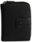 Branco Leder - kleine und sehr feine Mini Leder Damen Geldbörse, Portemonnaie, Ladys Wallet mit Kartenfächern verfügbar - präsentiert von ZMOKA® (Schwarz)