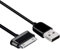 CABLEPELADO Cavo di alimentazione per Samsung Galaxy Tab, cavo di trasferimento dati per Galaxy Tab, cavo USB per tablet Samsung, 1 metro, nero