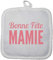Manique Gant de Cuisine Bonne fête Mamie Rouge