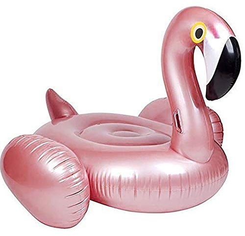 Riesiger Flamingo-Schwimmer, aufblasbares Schwimmbad, Floß, Fahrt auf Poolliege, Wasserspielzeug für Spaß (XL-Flamingo)