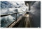 artboxONE Acrylglasbild 30x20 cm Natur Reling Bild hinter Acrylglas - Bild See maritim Meer