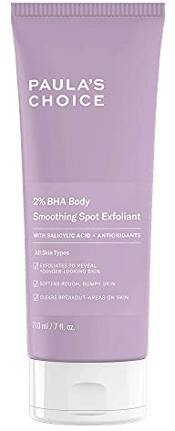 Paula's Choice 2% BHA Body Spot Exfoliant - Exfoliating & Moisturising Cream - Reduces Bumps, Hydrates & Softens Skin - with Salicylic Acid/BHA & Antioxidants - All Skin Types - 210 ml