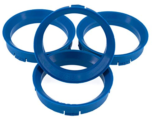 Levando 4x Zentrierringe 66,6mm auf 57,1mm Präzise Distanzringe für Felgen aus hochwertigem Kunststoff, kompatibel für Alufelgen mit einem Radnabendurchmesser von 57,1 mm, hohe Qualität
