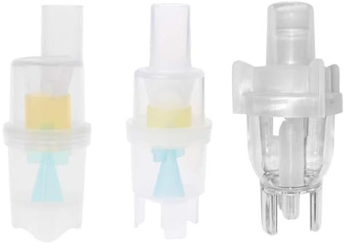 smallJUN New Adult Child Inhaler Cup Parts Medicine Tank Cups Compressor Nebulizer Health Battery Spring Transparent