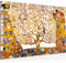 Runa Art Tableau mural Gustav Klimt Arbre De Vie Moderne Tableau Decoracion Murale - Abstrait Jaune Salle 700015a