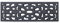 Nicoman Schmale Trittmatte Barriere-Fußmatte, umweltfreundlich, Kratz- und saugfähig, Grau (Entwässerung) - 75x25cm (30''x10''), 2er-Set