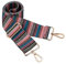 ZOUIQSS Damen Goldfarbene Bunter Schultergurt längenverstellbarer breiter Tragegurt Schultergurt für Handtaschen 3.8cm breit 73-125cm-Schultergurt für Handtaschen((5CM) Color bar)
