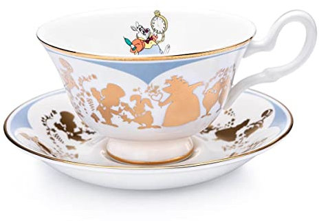 English Ladies White Rabbit Cup and Saucer DIAWCS16031