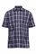 Champion Mens Whitby Country Casual Short Sleeve Shirt Navy Check 3XL
