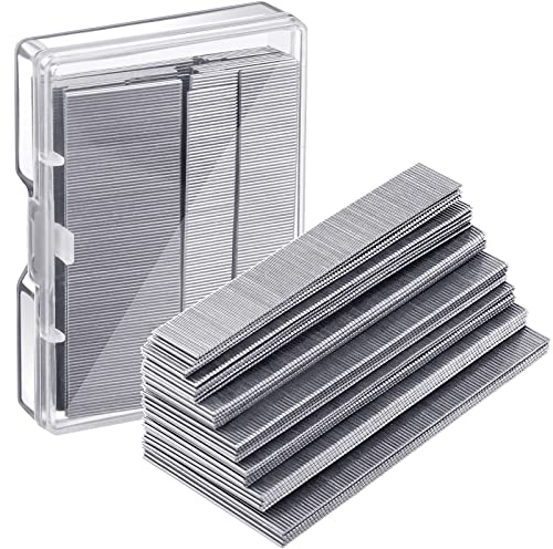 Lot de 3500 clous à épingle de calibre 23 sans tête - 7 tailles assorties - Cloueuse galvanisée de 6,2 mm à 2,5 cm - Pour moulage d'armoires et de bâtiments (acier inoxydable)