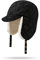 CLAPE Winddicht Fliegermütze Herren Damen Winter Trappermütze Faux Fur Trapper Bomber Hat Lammfell Earflap Wintermütze Uschanka Hat