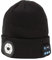 Draper 28346 Smart Wireless Rechargeable Beanie with LED Head Torch and USB Charging Cable, Black, One Size