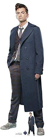 Star Cutouts SC4206 Doctor Who Tenth Doctor David Tennant Lifesize Cardboard Cutout – Whovian Fan Display, Sci-Fi Party Decoration & Collector Gift