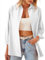 MINTLIMIT Womens Blouses Casual Long Sleeve Button Down Shirt Oversized Cotton Work Office Blouses Top 2024, White