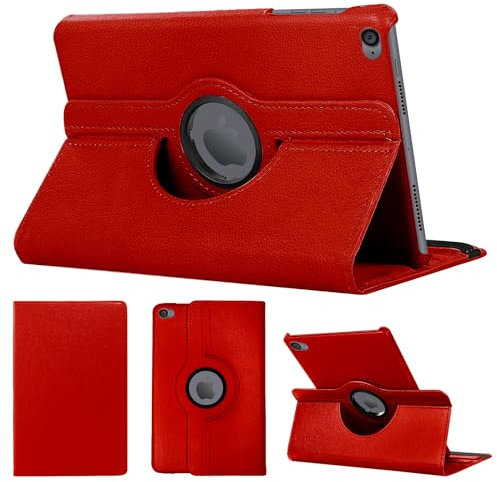 SWEIMEN Étui Rotatif pour iPad Air Tablette Housse de Protection avec Réveil Automatique Rotation Coque pour iPad Air, iPad Air 2, iPad (2017), iPad (2018)